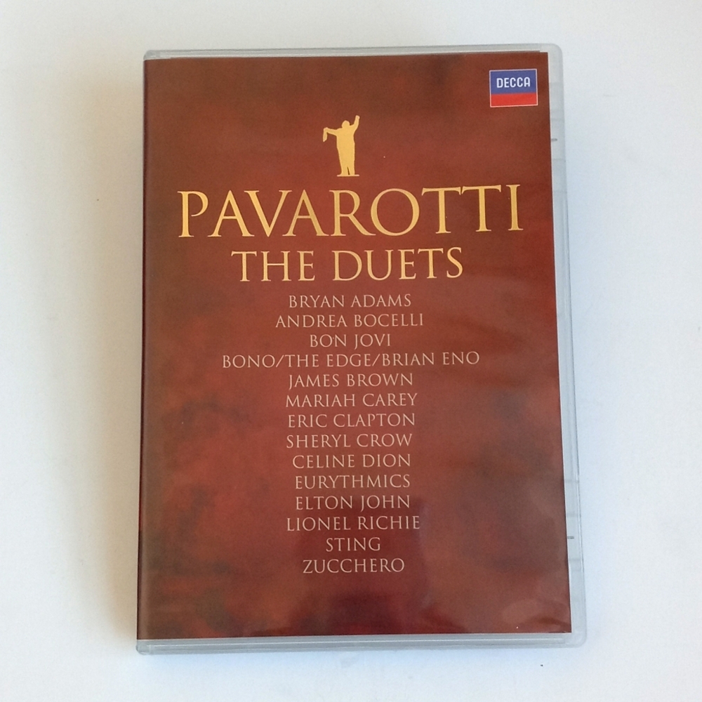 Pavarotti: The Duets DVD Music featuring Andrea Bocelli Celine Dion Bono & More